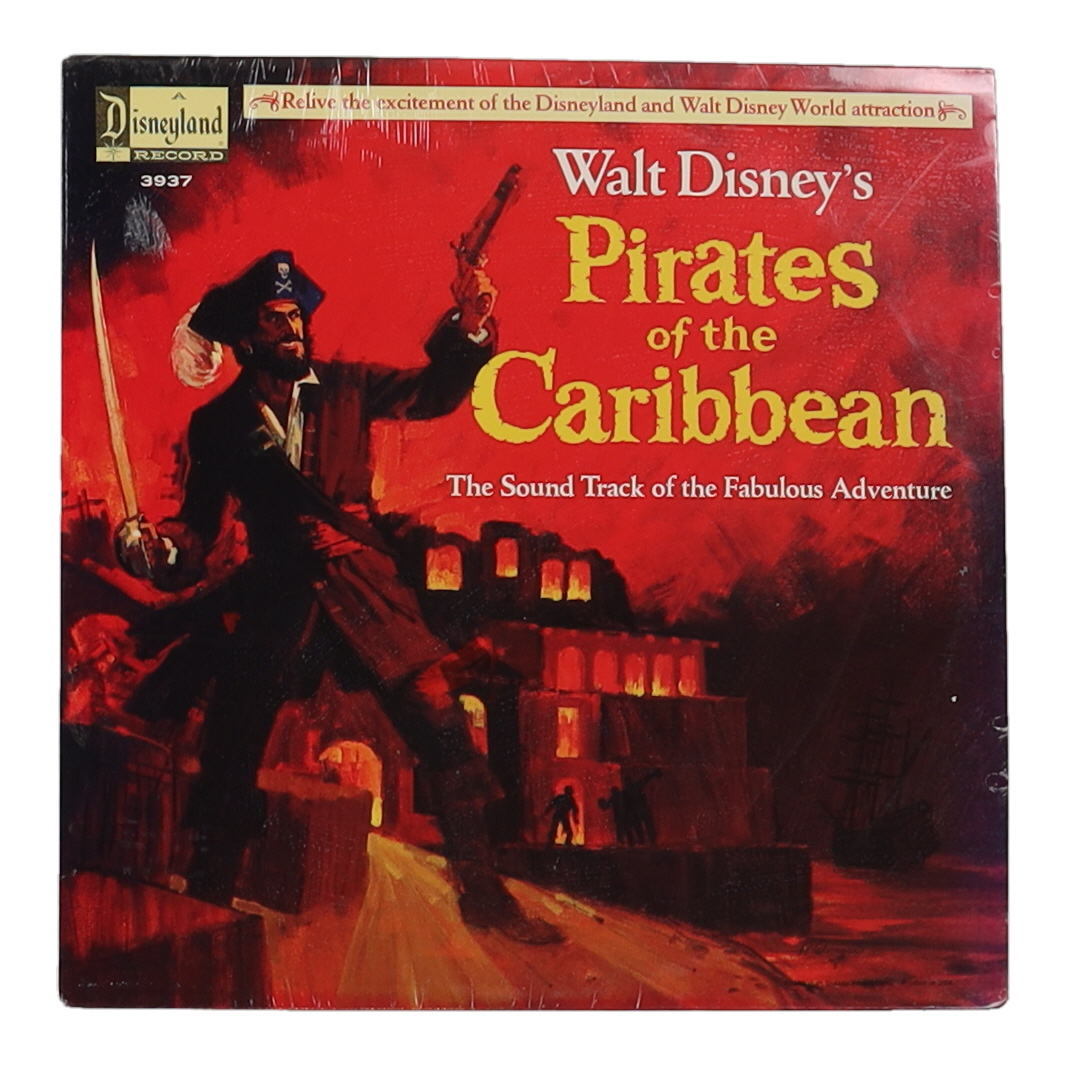 1972 Walt Disney's Pirates Of The Caribbean Vinyl Record Album at PristineAuction.com 1972 Walt Disney's Pirates Of The Caribbean Vinyl Record Album at PristineAuction.com