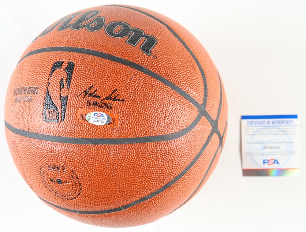 Tobias Harris Signed NBA Basketball (PSA) at PristineAuction.com Tobias Harris Signed NBA Basketball (PSA) at PristineAuction.com