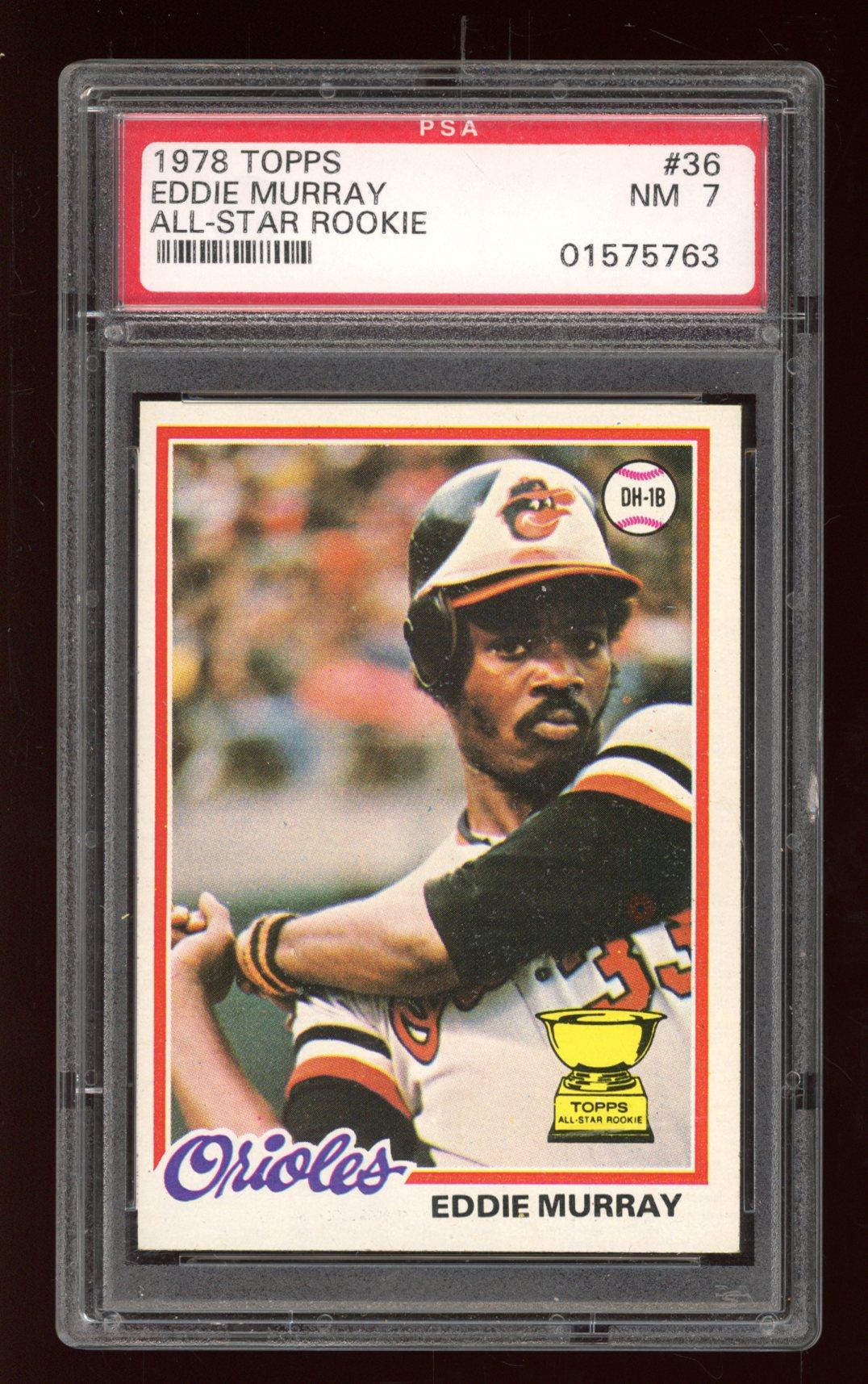 Eddie Murray 1978 Topps All Star Rookie #36 (7 PSA) at PristineAuction.com Eddie Murray 1978 Topps All Star Rookie #36 (7 PSA) at PristineAuction.com