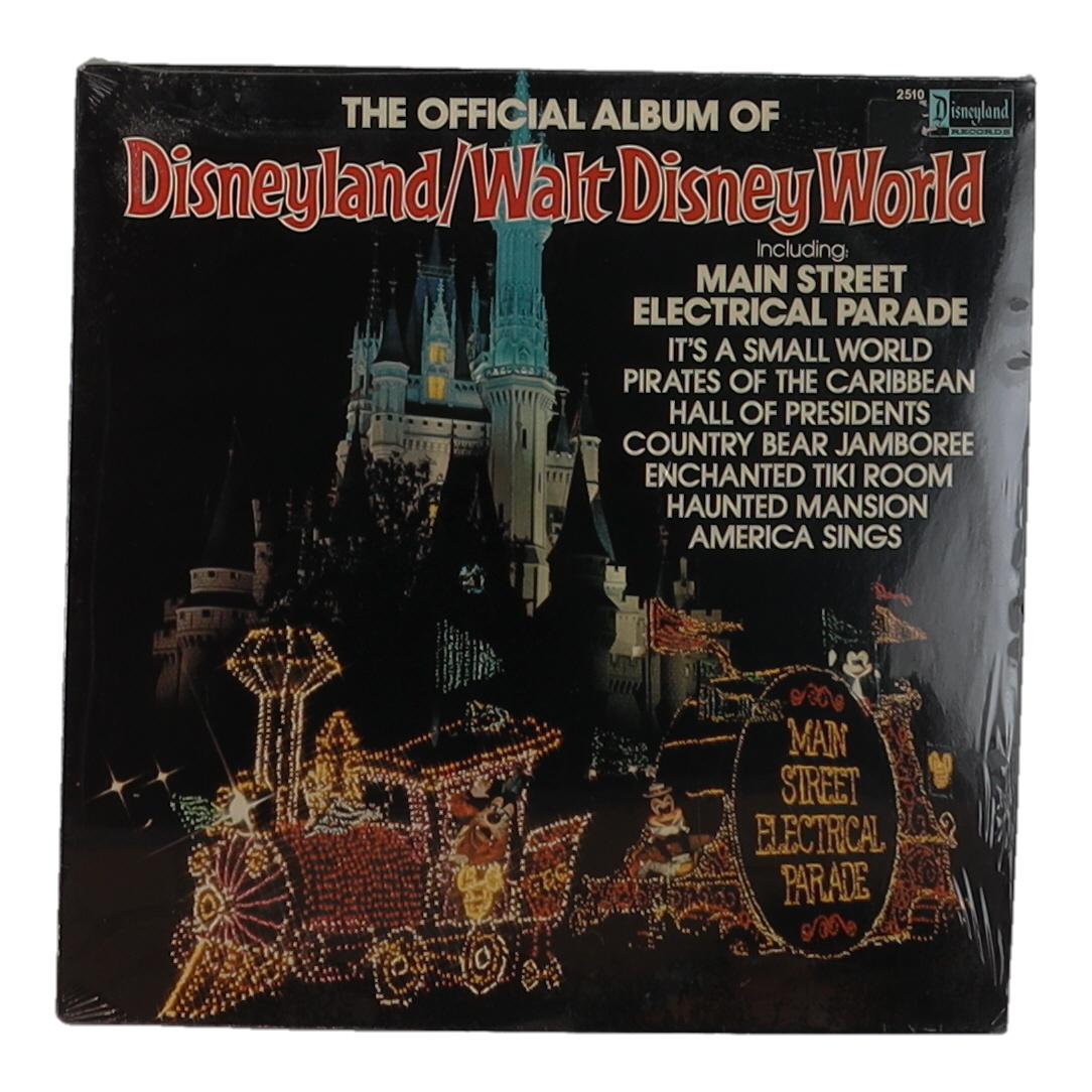 1980 Walt Disney "The Official Album Of Disneyland / Walt Disney World" Vinyl Record Album at PristineAuction.com 1980 Walt Disney "The Official Album Of Disneyland / Walt Disney World" Vinyl Record Album at PristineAuction.com