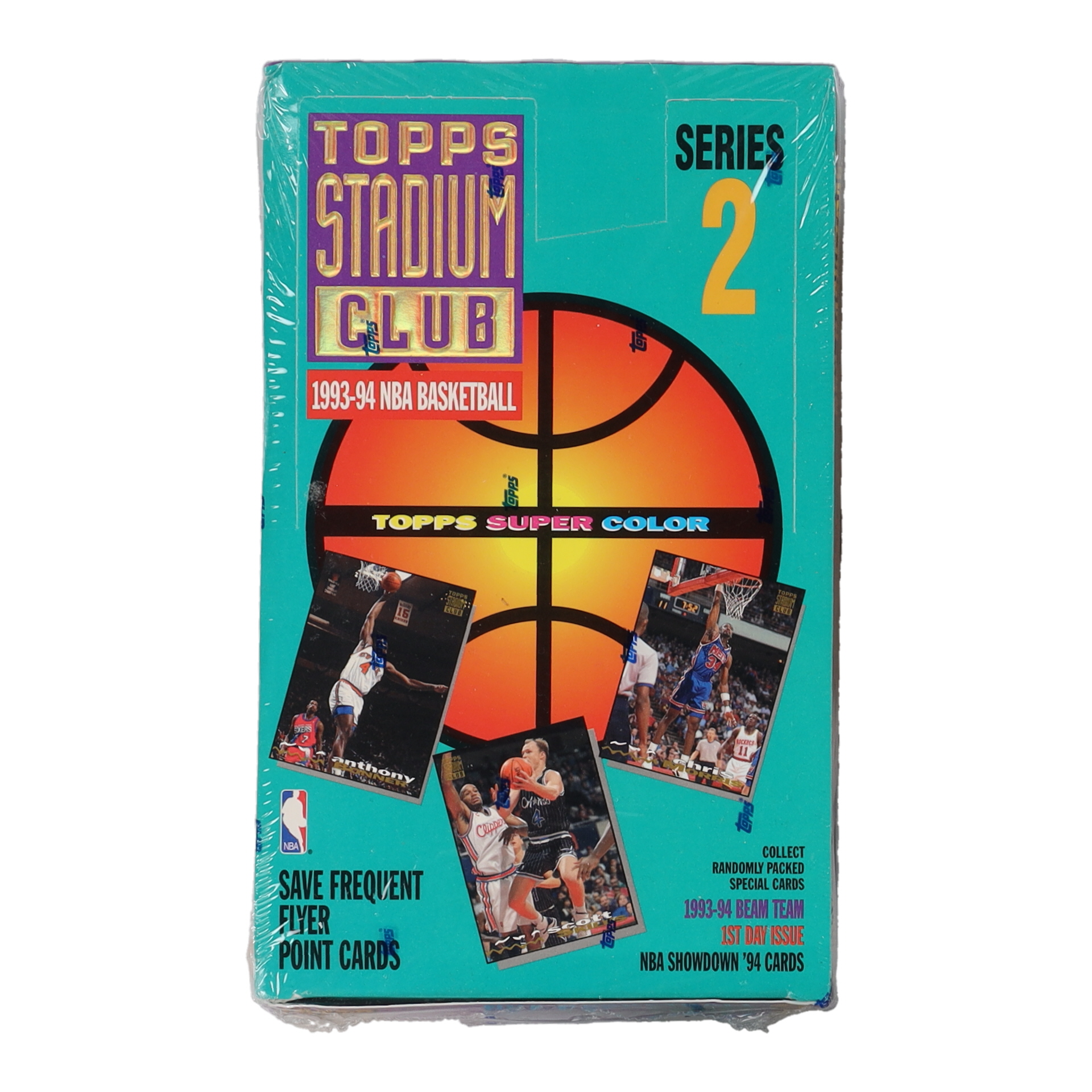 1993-94 Topps Stadium Club Series 2 Basketball Hobby Box with (24) Packs at PristineAuction.com 1993-94 Topps Stadium Club Series 2 Basketball Hobby Box with (24) Packs at PristineAuction.com