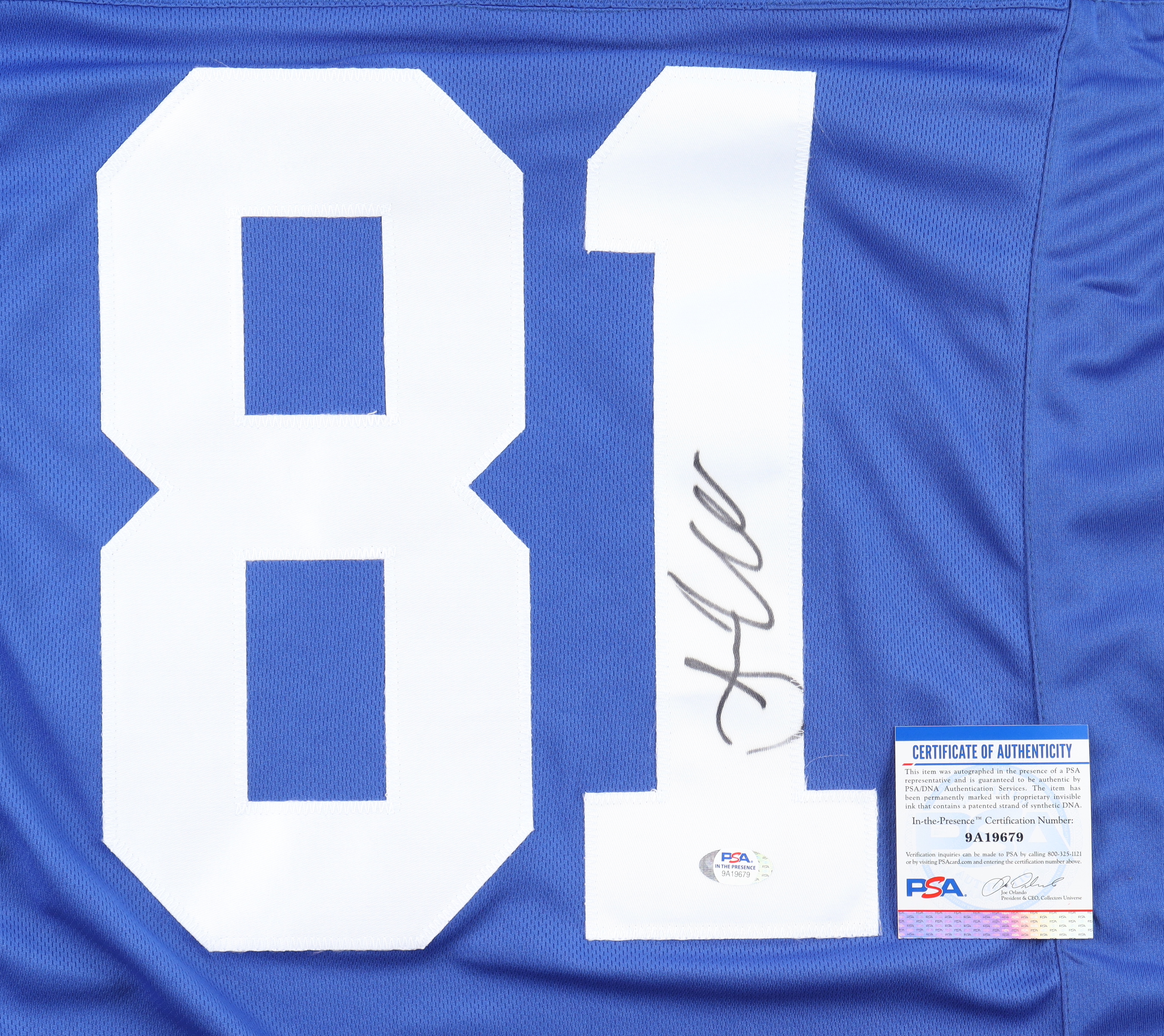 Amani Toomer Signed Jersey (PSA) at PristineAuction.com Amani Toomer Signed Jersey (PSA) at PristineAuction.com
