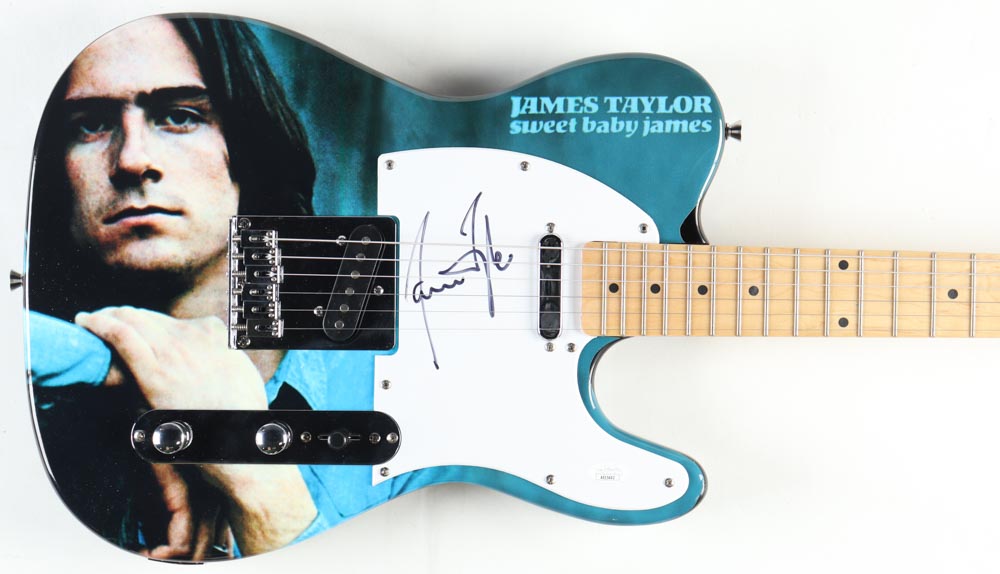 James Taylor Signed "Sweet Baby James" Huntington 39" Electric Guitar (JSA) at PristineAuction.com James Taylor Signed "Sweet Baby James" Huntington 39" Electric Guitar (JSA) at PristineAuction.com