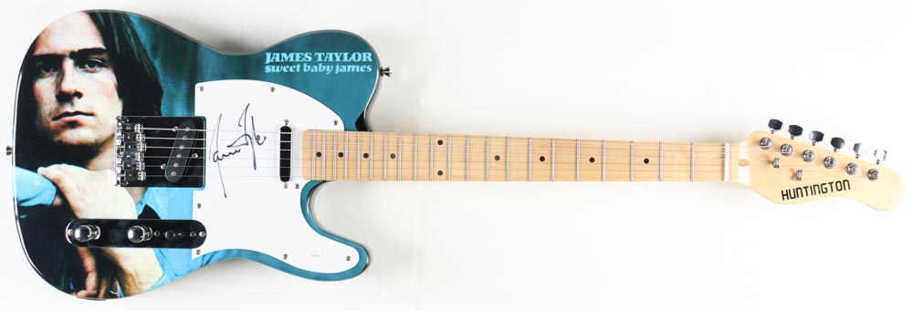 James Taylor Signed "Sweet Baby James" Huntington 39" Electric Guitar (JSA) at PristineAuction.com James Taylor Signed "Sweet Baby James" Huntington 39" Electric Guitar (JSA) at PristineAuction.com