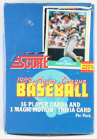 1989 Score Baseball Wax Box with (36) Packs at PristineAuction.com