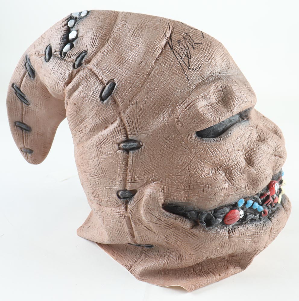 Ken Page Signed "The Nightmare Before Christmas" Oogie Boogie Mask (PA) at PristineAuction.com Ken Page Signed "The Nightmare Before Christmas" Oogie Boogie Mask (PA) at PristineAuction.com