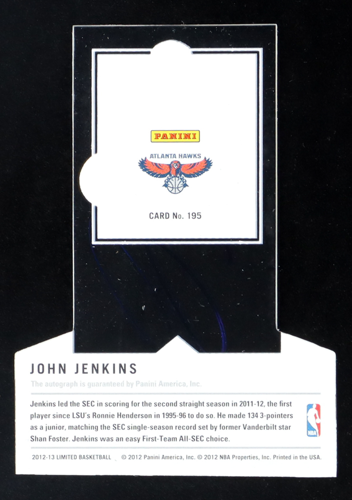 John Jenkins 2012-13 Limited AU #195 #40/349 RC at PristineAuction.com John Jenkins 2012-13 Limited AU #195 #40/349 RC at PristineAuction.com