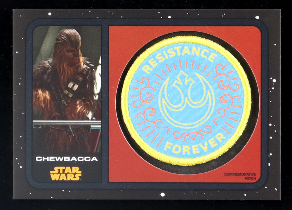 Chewbacca 2019 Star Wars Journey to The Rise of Skywalker Commemorative Patches Black #PCCR #7/99 at PristineAuction.com Chewbacca 2019 Star Wars Journey to The Rise of Skywalker Commemorative Patches Black #PCCR #7/99 at PristineAuction.com