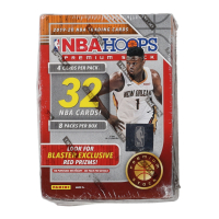 2019-20 Panini Hoops Premium Stock Inaugural Edition Trading Cards Basketball Blaster Box With (8) Packs at PristineAuction.com
