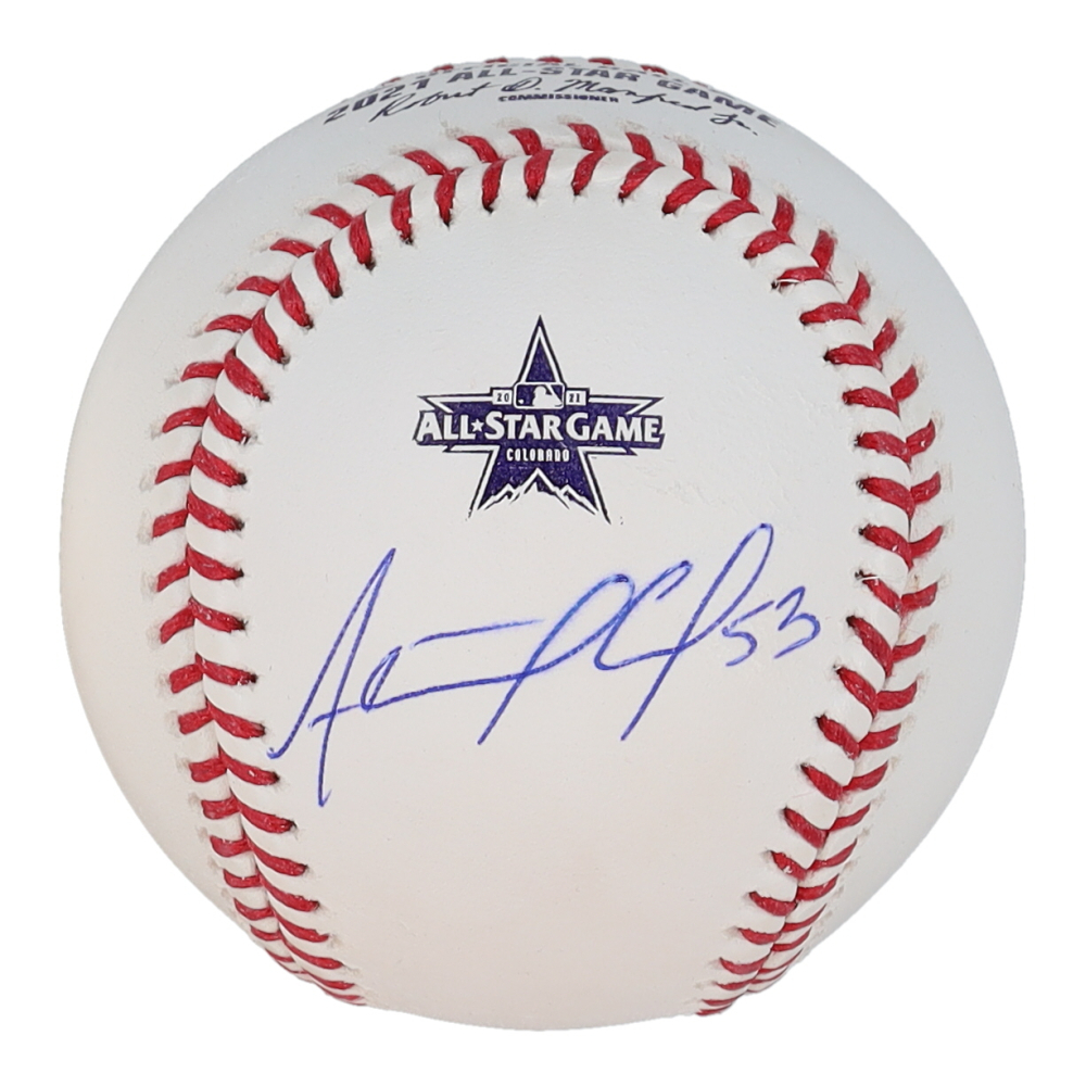 Adolis Garcia Signed 2021 AllStar Game Baseball (Beckett) Pristine