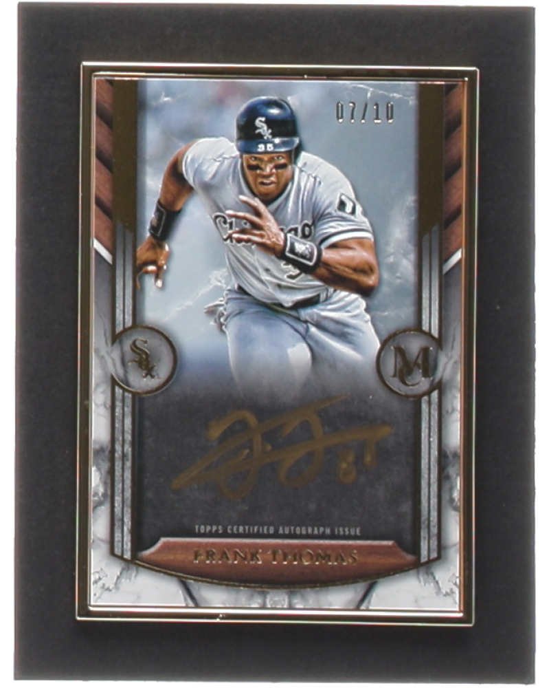Frank Thomas 2022 Topps Museum Collection Museum Framed Autographs Gold #MFAFT #07/10