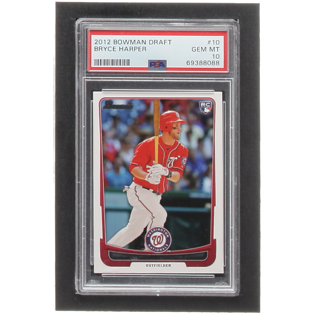 Bryce Harper 2012 Bowman Draft 10 RC (PSA 10) Pristine Auction