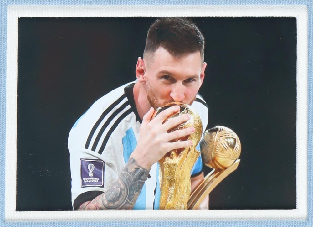 Leo Messi Signed Custom Framed Jersey Display Inscribed "Leo" (Beckett) at PristineAuction.com Leo Messi Signed Custom Framed Jersey Display Inscribed "Leo" (Beckett) at PristineAuction.com