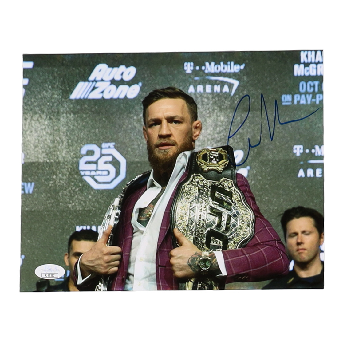 Conor McGregor Signed UFC 8x10 Photo (JSA) at PristineAuction.com Conor McGregor Signed UFC 8x10 Photo (JSA) at PristineAuction.com