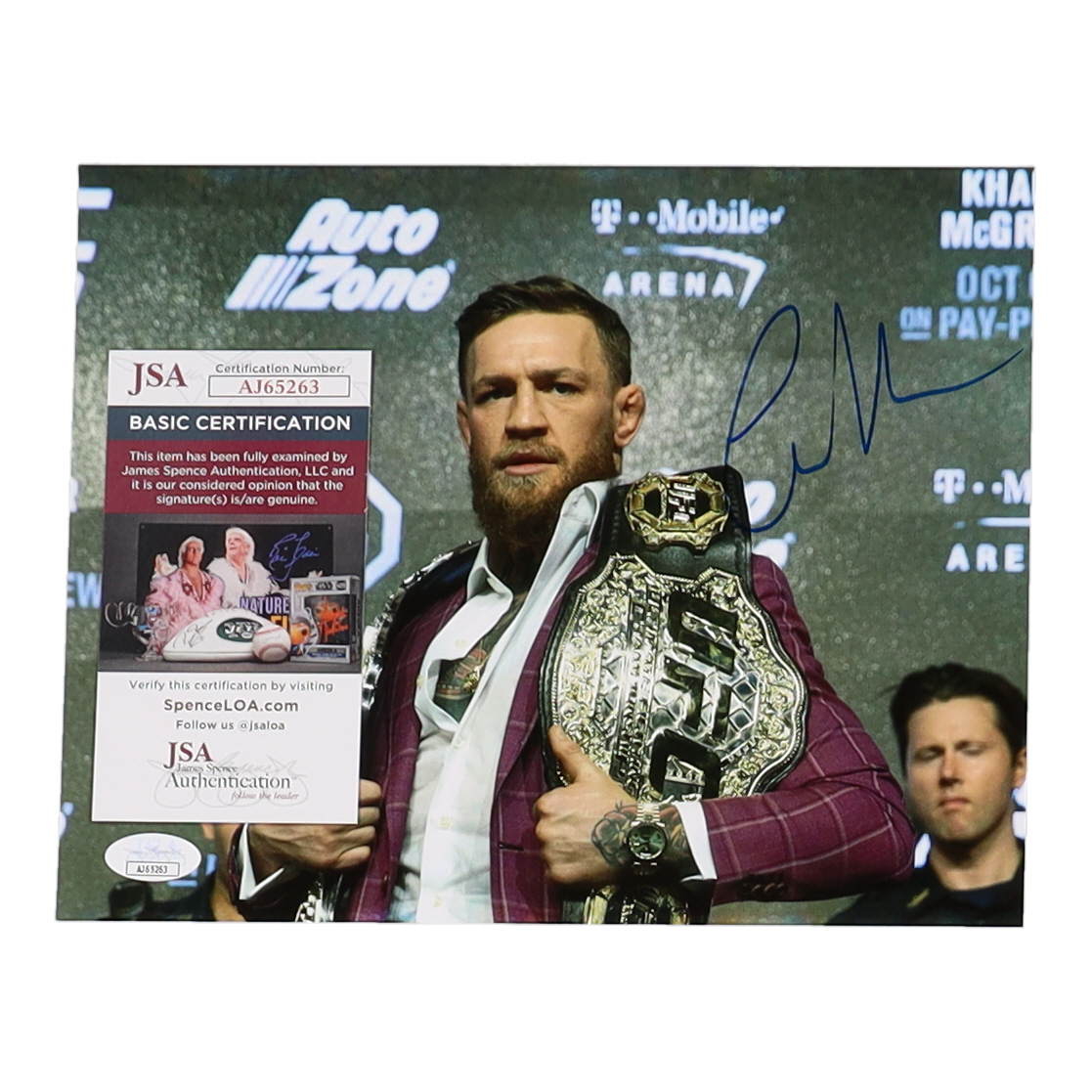 Conor McGregor Signed UFC 8x10 Photo (JSA) at PristineAuction.com Conor McGregor Signed UFC 8x10 Photo (JSA) at PristineAuction.com