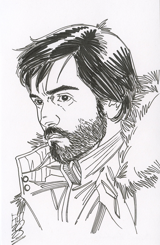 Cassian Andor | Star Wars - Signed ORIGINAL Drawing by Tom Hodges (1/1 ...