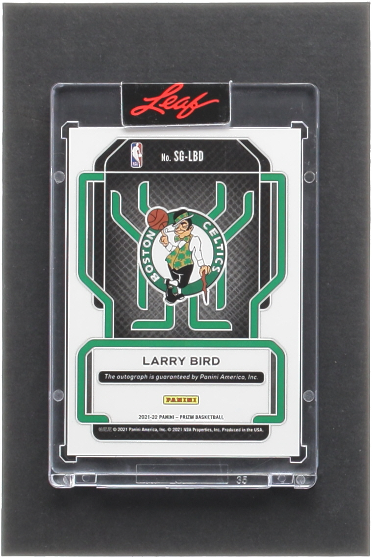 Larry Bird 2021-22 Panini Prizm Signatures #4 at PristineAuction.com Larry Bird 2021-22 Panini Prizm Signatures #4 at PristineAuction.com