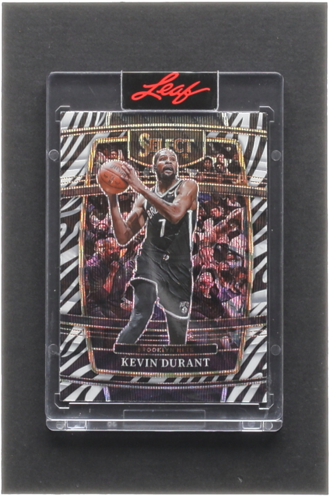 Kevin Durant 2021-22 Select Prizms Zebra #50