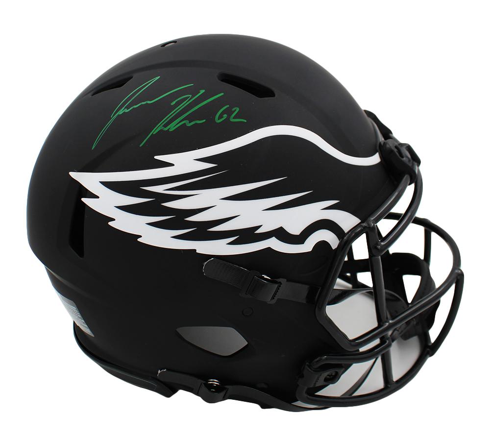 Jason Kelce Signed Eagles Full-Size Authentic On-Field Eclipse Alternate Speed Helmet (Beckett) at PristineAuction.com Jason Kelce Signed Eagles Full-Size Authentic On-Field Eclipse Alternate Speed Helmet (Beckett) at PristineAuction.com