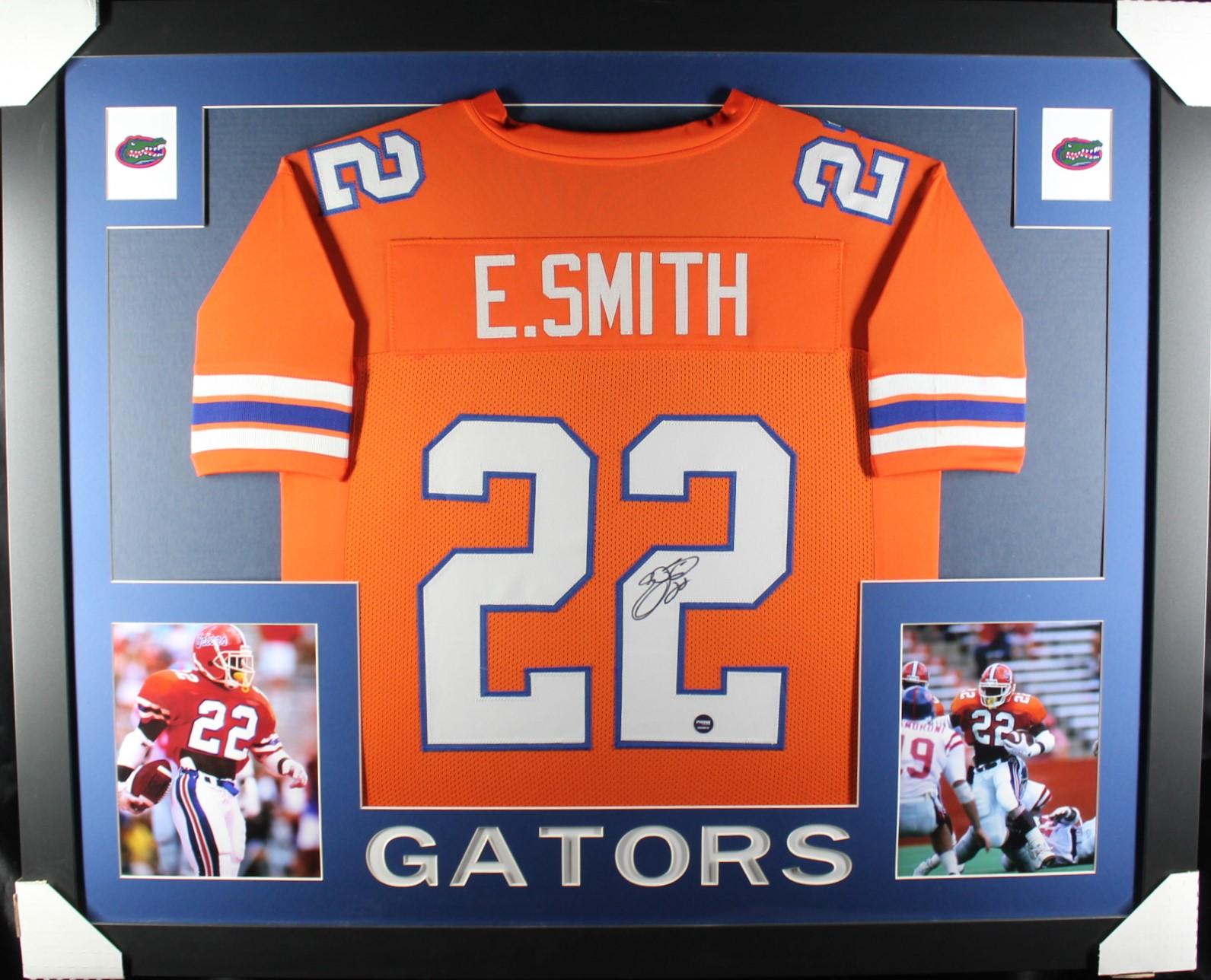 Emmitt Smith Signed 35x43 Custom Framed Jersey Display (Prova) at PristineAuction.com Emmitt Smith Signed 35x43 Custom Framed Jersey Display (Prova) at PristineAuction.com