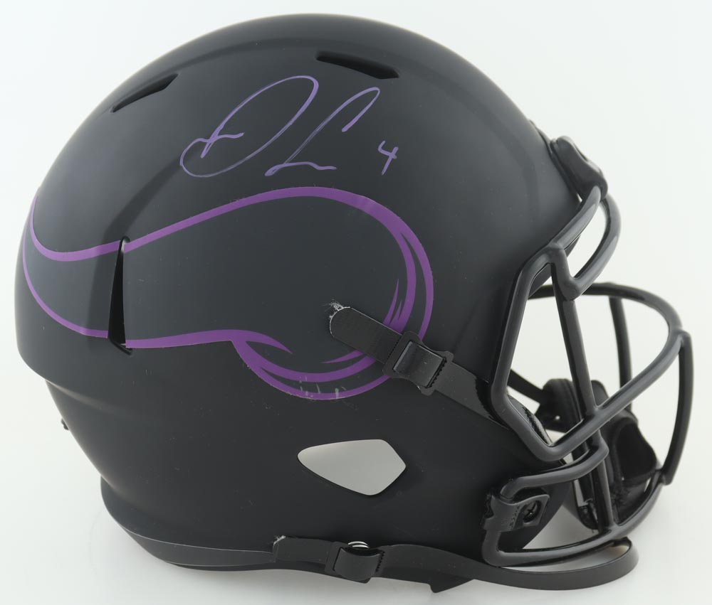 Dalvin Cook Signed Vikings Full-Size Eclipse Alternate Speed Helmet (Beckett) at PristineAuction.com Dalvin Cook Signed Vikings Full-Size Eclipse Alternate Speed Helmet (Beckett) at PristineAuction.com