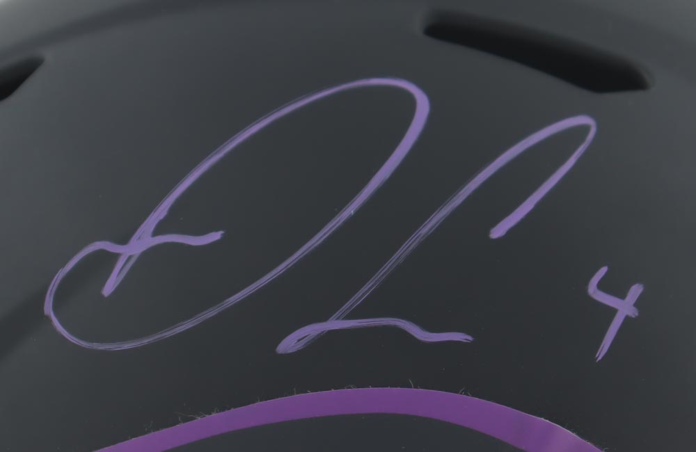 Dalvin Cook Signed Vikings Full-Size Eclipse Alternate Speed Helmet (Beckett) at PristineAuction.com Dalvin Cook Signed Vikings Full-Size Eclipse Alternate Speed Helmet (Beckett) at PristineAuction.com
