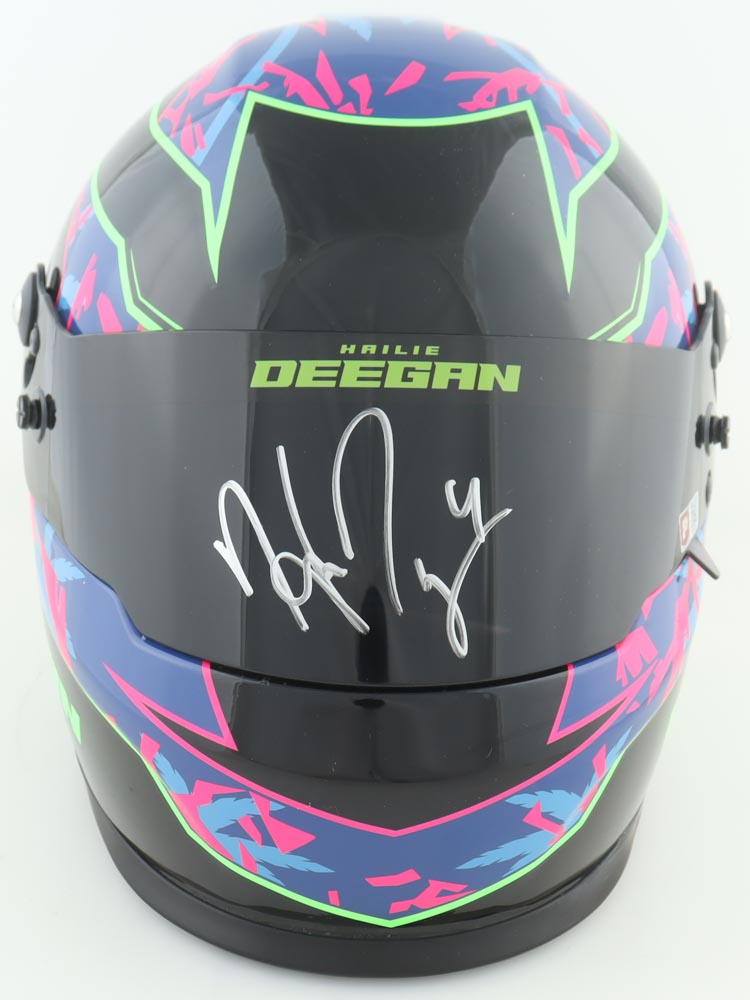 Hailie Deegan Signed NASCAR Full-Size Helmet (PA) at PristineAuction.com Hailie Deegan Signed NASCAR Full-Size Helmet (PA) at PristineAuction.com