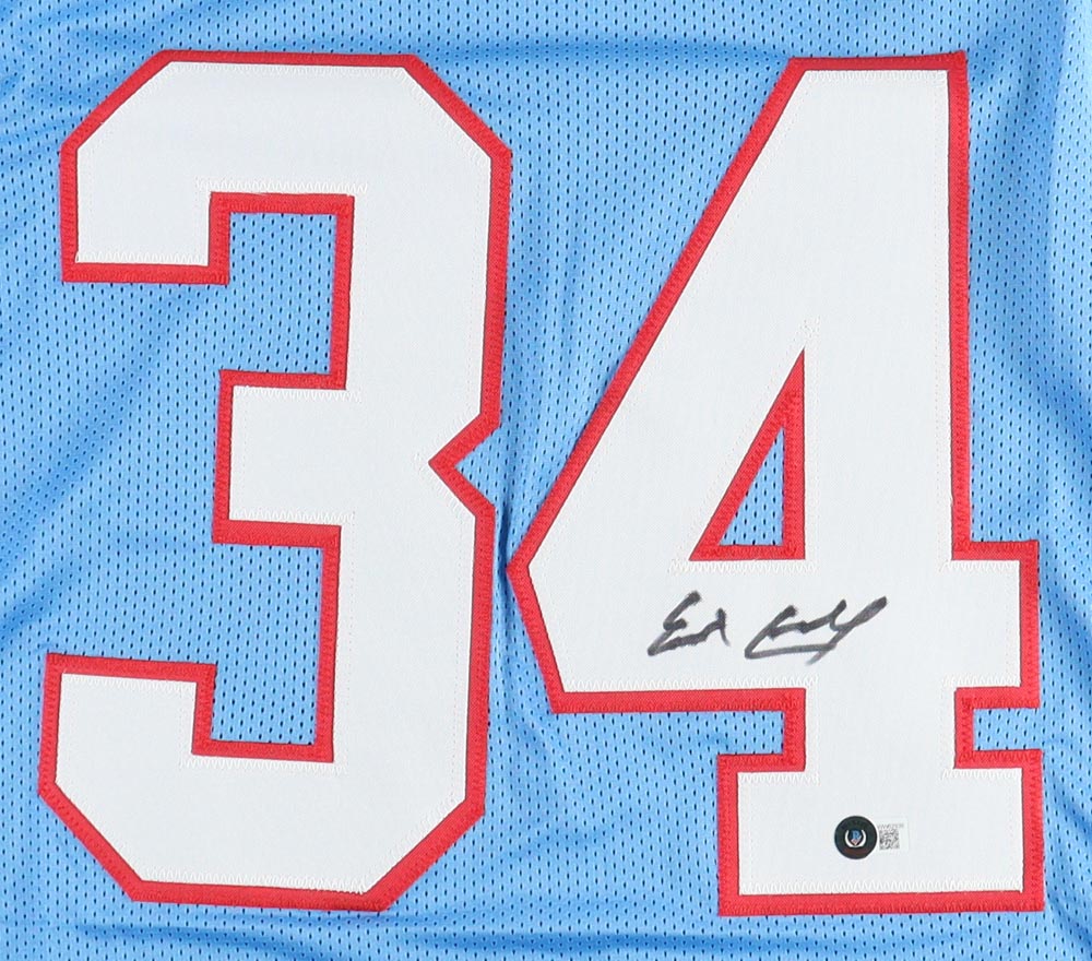 Earl Campbell Signed Jersey (Beckett) at PristineAuction.com Earl Campbell Signed Jersey (Beckett) at PristineAuction.com
