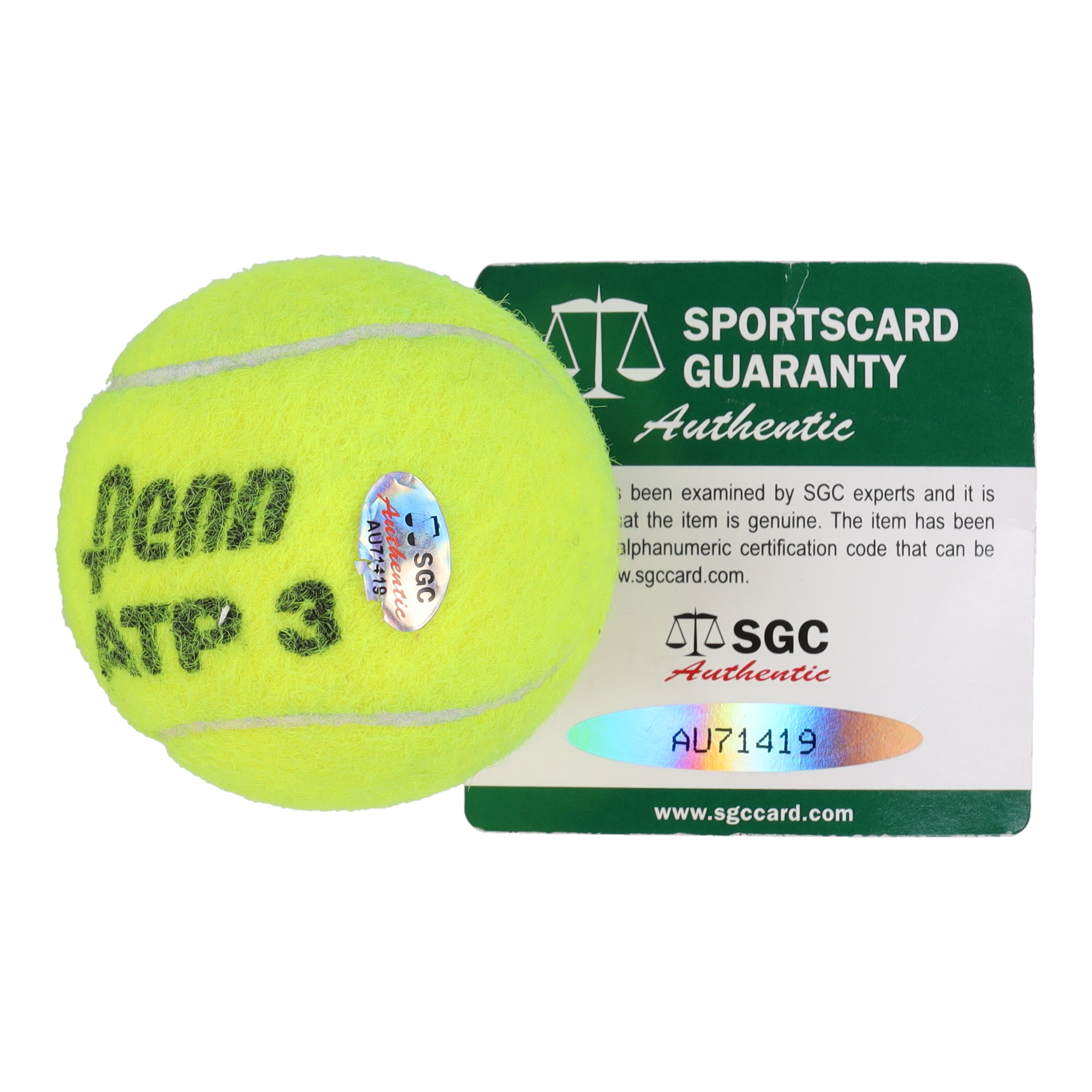 Andy Murray Signed Cincinnati Open Tennis Ball (SGC) at PristineAuction.com Andy Murray Signed Cincinnati Open Tennis Ball (SGC) at PristineAuction.com