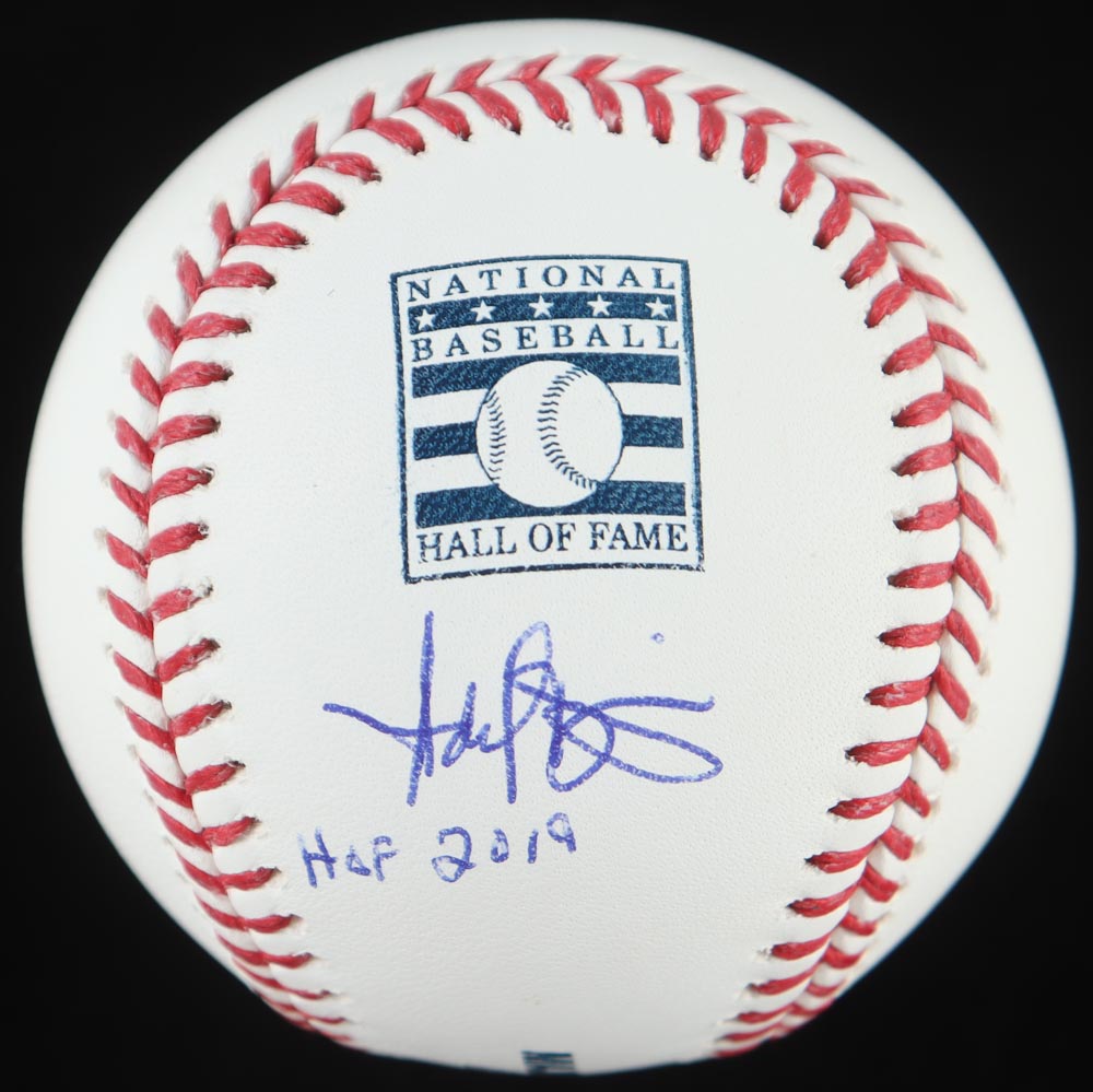 Harold Baines Signed OML Hall of Fame Logo Baseball Inscribed "HOF 2019" (Beckett) at PristineAuction.com Harold Baines Signed OML Hall of Fame Logo Baseball Inscribed "HOF 2019" (Beckett) at PristineAuction.com