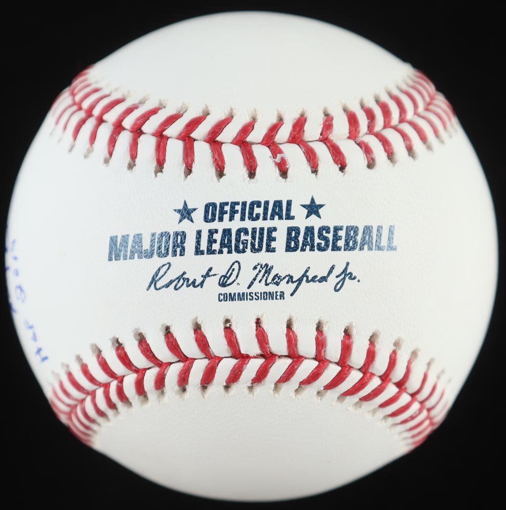 Harold Baines Signed OML Hall of Fame Logo Baseball Inscribed "HOF 2019" (Beckett) at PristineAuction.com Harold Baines Signed OML Hall of Fame Logo Baseball Inscribed "HOF 2019" (Beckett) at PristineAuction.com