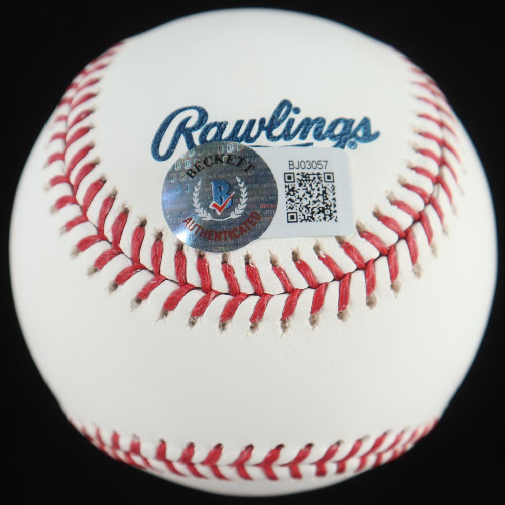 Harold Baines Signed OML Hall of Fame Logo Baseball Inscribed "HOF 2019" (Beckett) at PristineAuction.com Harold Baines Signed OML Hall of Fame Logo Baseball Inscribed "HOF 2019" (Beckett) at PristineAuction.com