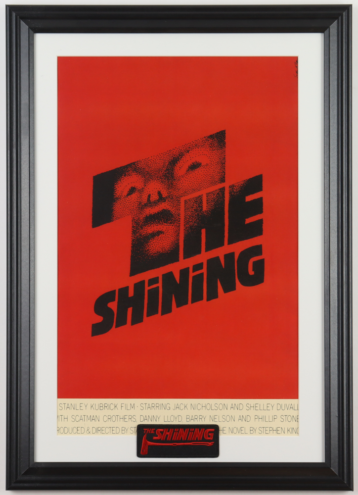 1980 "The Shining" Custom Framed Print with Patch at PristineAuction.com 1980 "The Shining" Custom Framed Print with Patch at PristineAuction.com