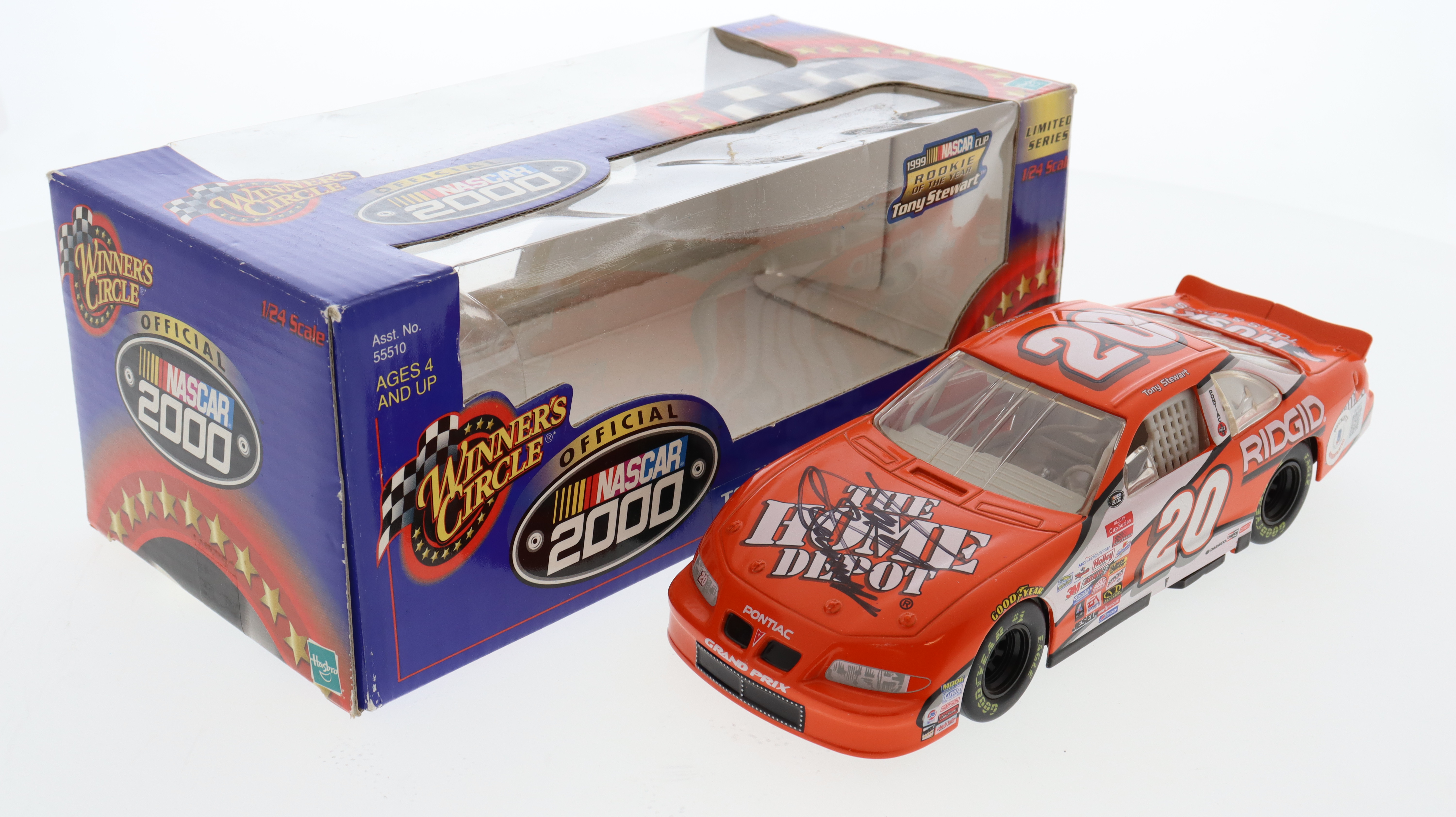 Tony Stewart Signed LE #20 The Home Depot 1999 Pontiac Grand Prix 1:24 Diecast Car (Beckett) at PristineAuction.com Tony Stewart Signed LE #20 The Home Depot 1999 Pontiac Grand Prix 1:24 Diecast Car (Beckett) at PristineAuction.com