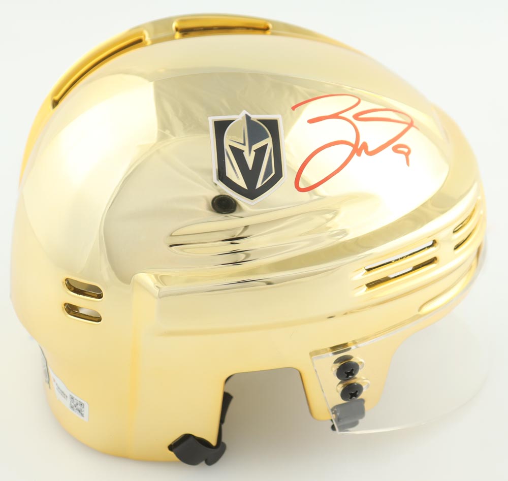Jack Eichel Signed Golden Knights Chrome Mini Helmet (Fanatics) at PristineAuction.com Jack Eichel Signed Golden Knights Chrome Mini Helmet (Fanatics) at PristineAuction.com