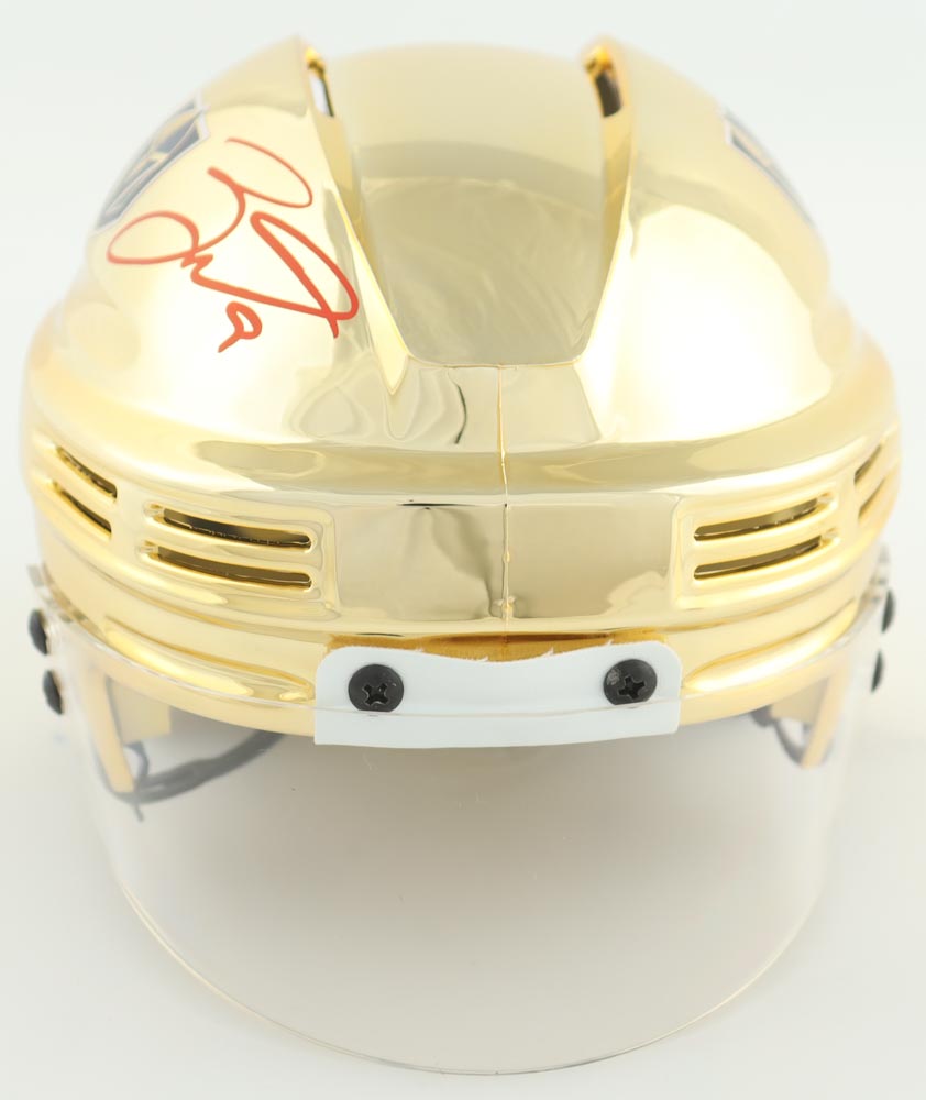 Jack Eichel Signed Golden Knights Chrome Mini Helmet (Fanatics) at PristineAuction.com Jack Eichel Signed Golden Knights Chrome Mini Helmet (Fanatics) at PristineAuction.com