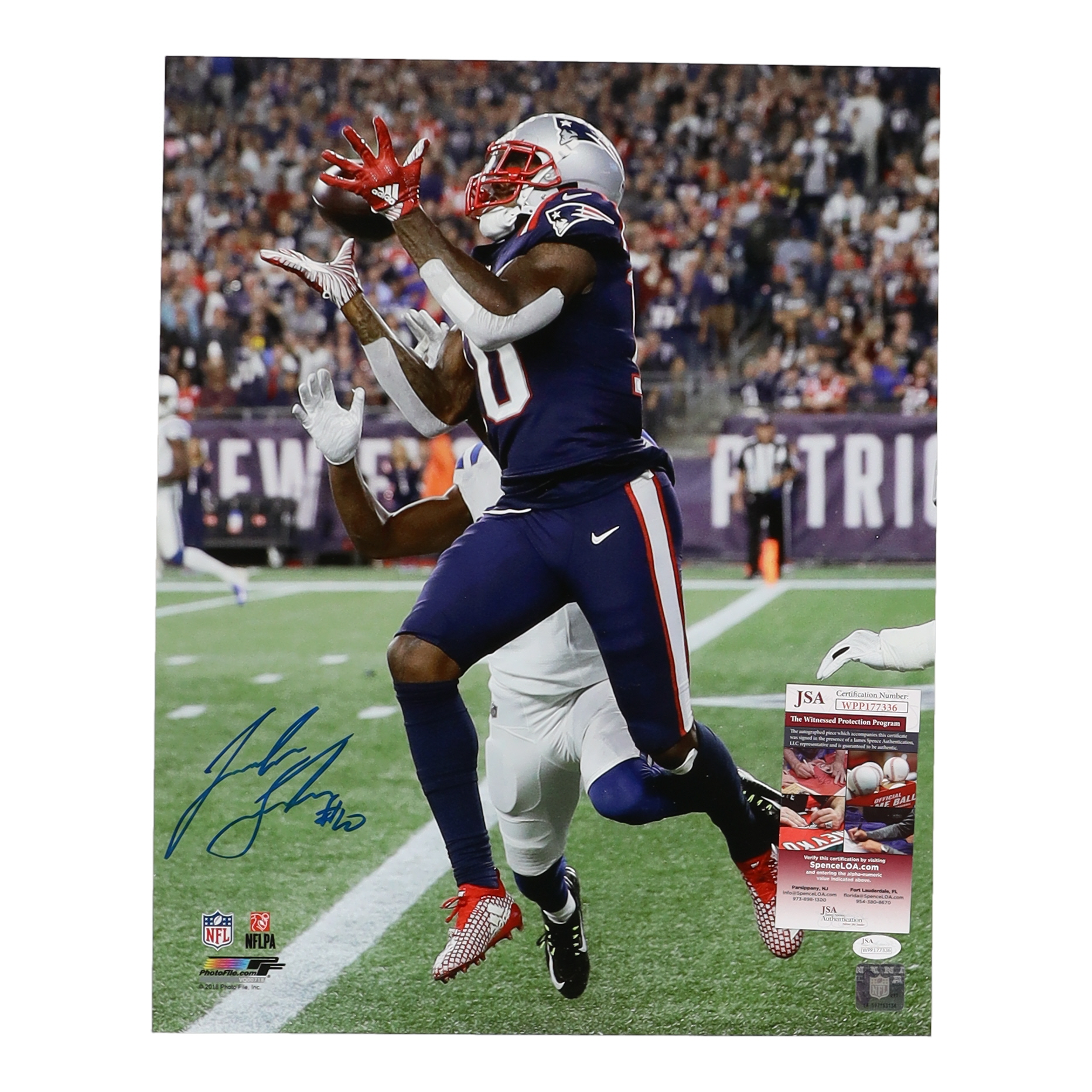 Josh Gordon Signed Patriots 16x20 Photo (JSA) at PristineAuction.com Josh Gordon Signed Patriots 16x20 Photo (JSA) at PristineAuction.com