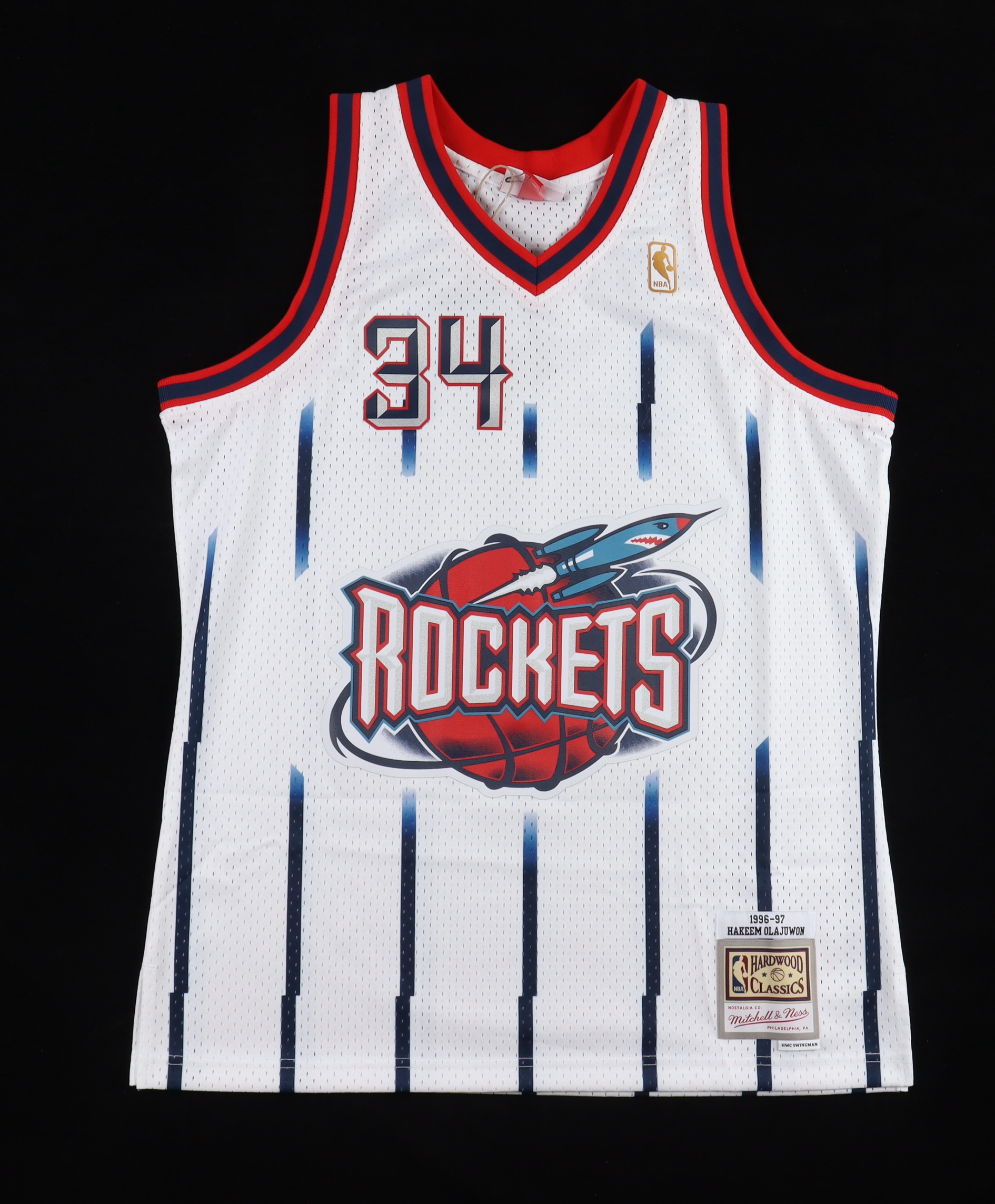 Hakeem Olajuwon Signed Rockets Jersey (Fanatics) at PristineAuction.com Hakeem Olajuwon Signed Rockets Jersey (Fanatics) at PristineAuction.com