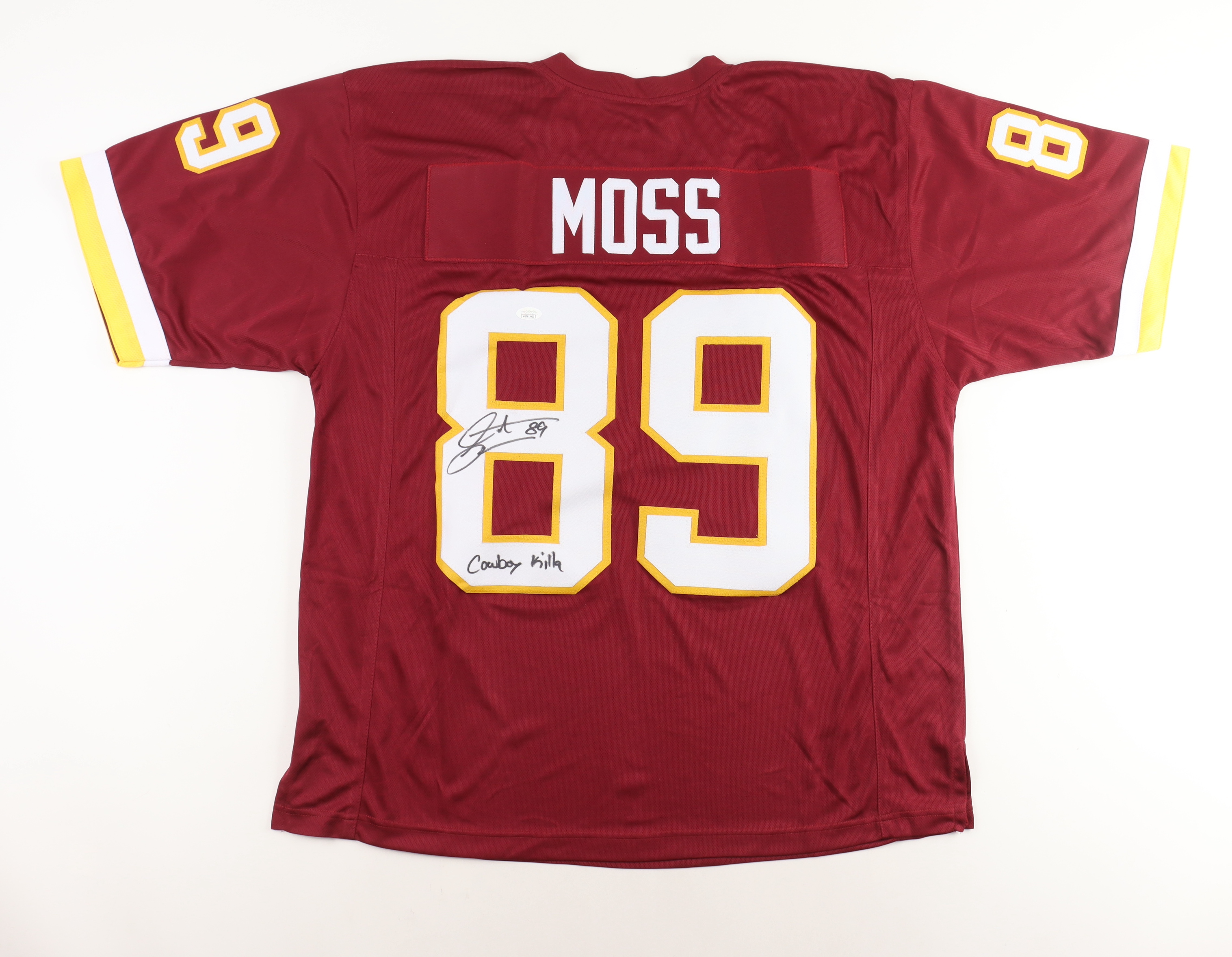 Santana Moss Signed Jersey Inscribed "Cowboy Killa" (JSA) at PristineAuction.com Santana Moss Signed Jersey Inscribed "Cowboy Killa" (JSA) at PristineAuction.com