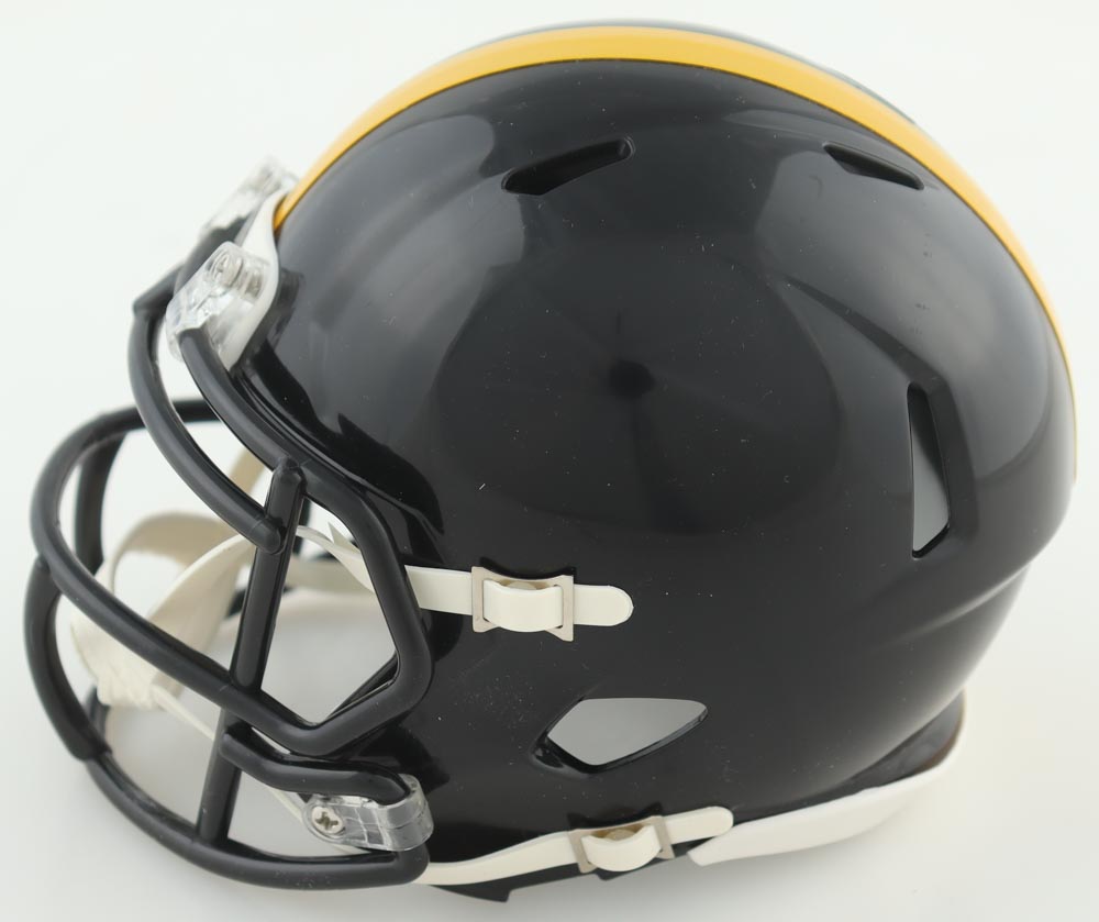 Diontae Johnson Signed Steelers Speed Mini Helmet (JSA & Johnson) at PristineAuction.com Diontae Johnson Signed Steelers Speed Mini Helmet (JSA & Johnson) at PristineAuction.com