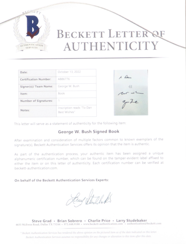 George W. Bush Signed Cut Custom Framed 9/11 Ground Zero Speech Display Inscribed "Best Wishes" (Beckett) at PristineAuction.com George W. Bush Signed Cut Custom Framed 9/11 Ground Zero Speech Display Inscribed "Best Wishes" (Beckett) at PristineAuction.com