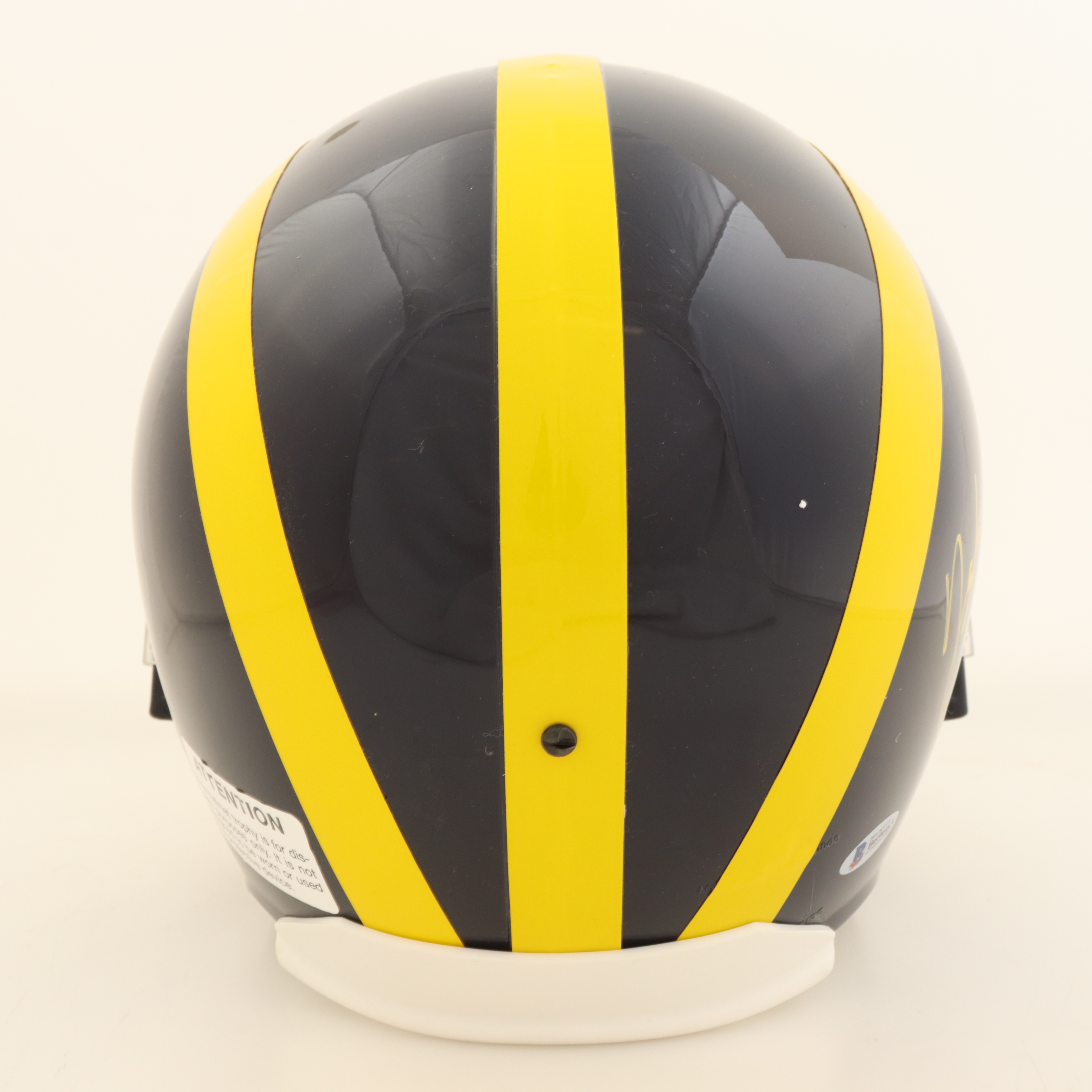 Jabrill Peppers Signed Michigan Wolverines Full-Size Helmet (Beckett) at PristineAuction.com Jabrill Peppers Signed Michigan Wolverines Full-Size Helmet (Beckett) at PristineAuction.com