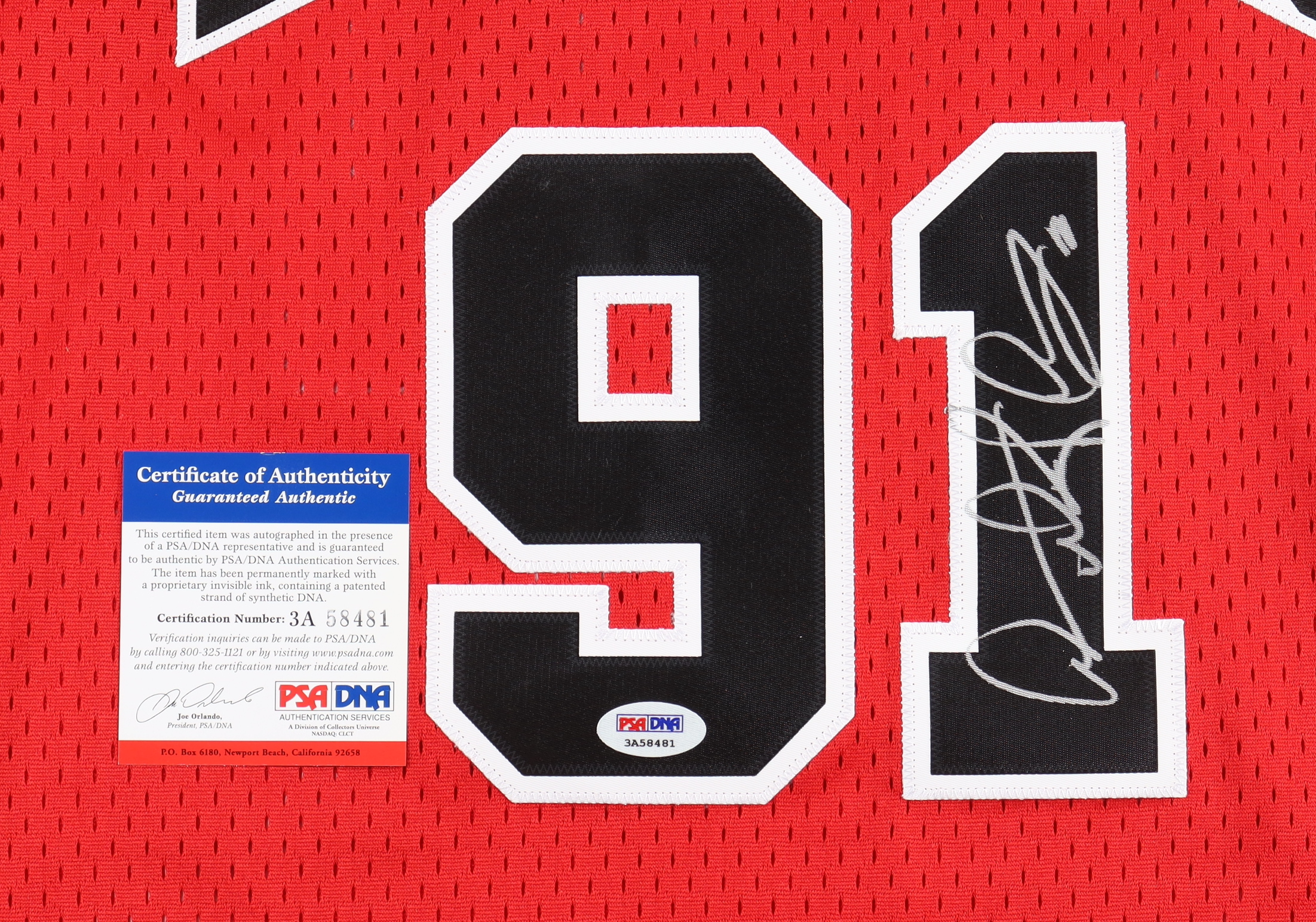 Dennis Rodman Signed Bulls Jersey (PSA) at PristineAuction.com Dennis Rodman Signed Bulls Jersey (PSA) at PristineAuction.com