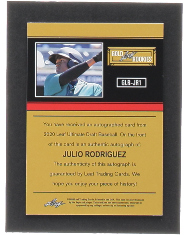 thumbnail image 2 of 25-Card Lot Of Julio Rodriguez 2018 Leaf Rookie Cards - Seattle Mariners RC 2 of 6
