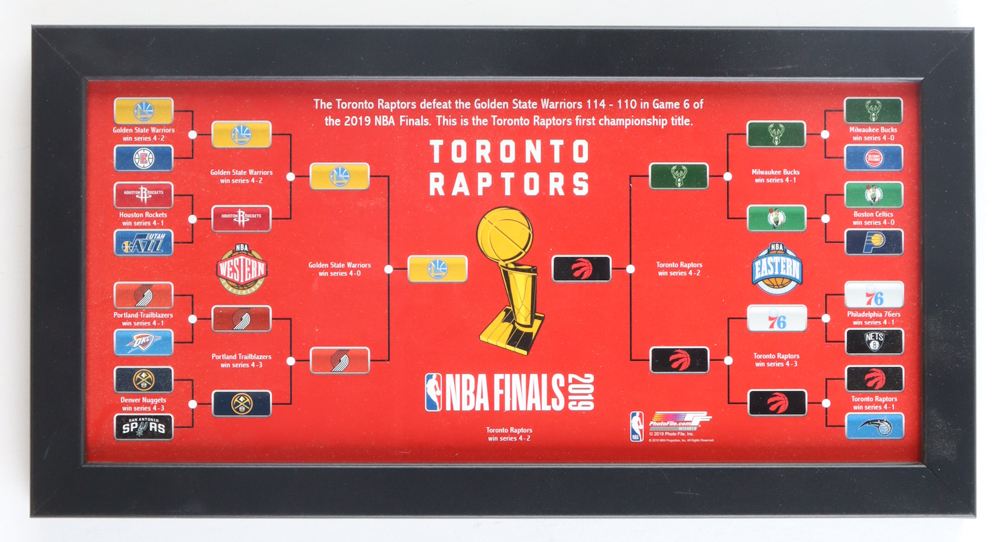 2019 NBA Finals Toronto Raptors Championship Custom Framed Official ...
