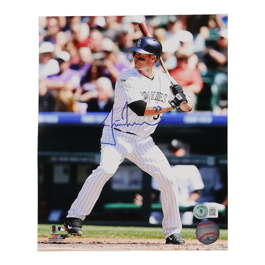 Justin Morneau Signed Rockies 8x10 Photo (Beckett) at PristineAuction.com Justin Morneau Signed Rockies 8x10 Photo (Beckett) at PristineAuction.com