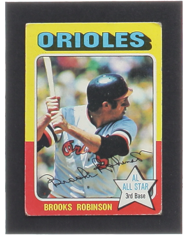 Brooks Robinson 1975 Topps #50 at PristineAuction.com Brooks Robinson 1975 Topps #50 at PristineAuction.com