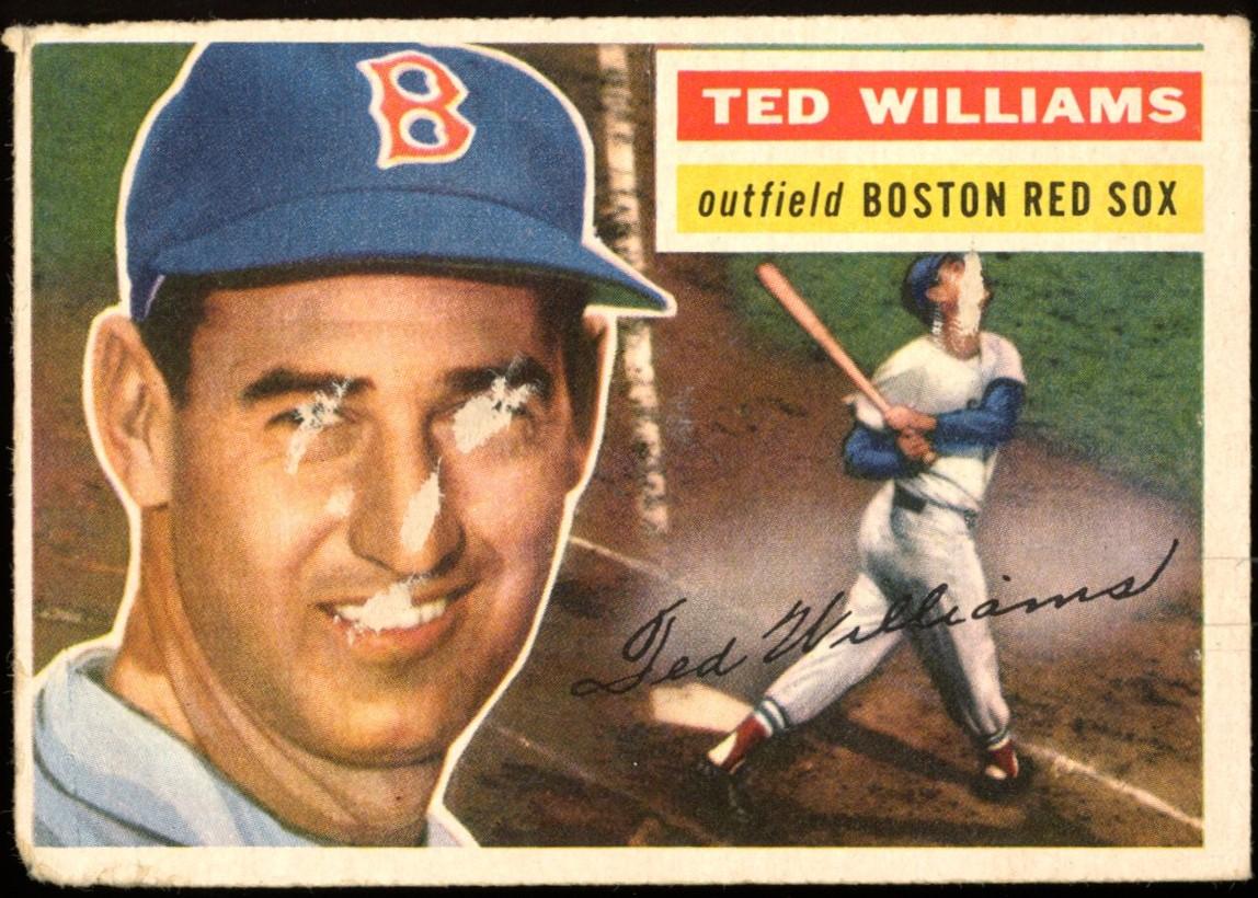 Ted Williams 1956 Topps #5 at PristineAuction.com Ted Williams 1956 Topps #5 at PristineAuction.com