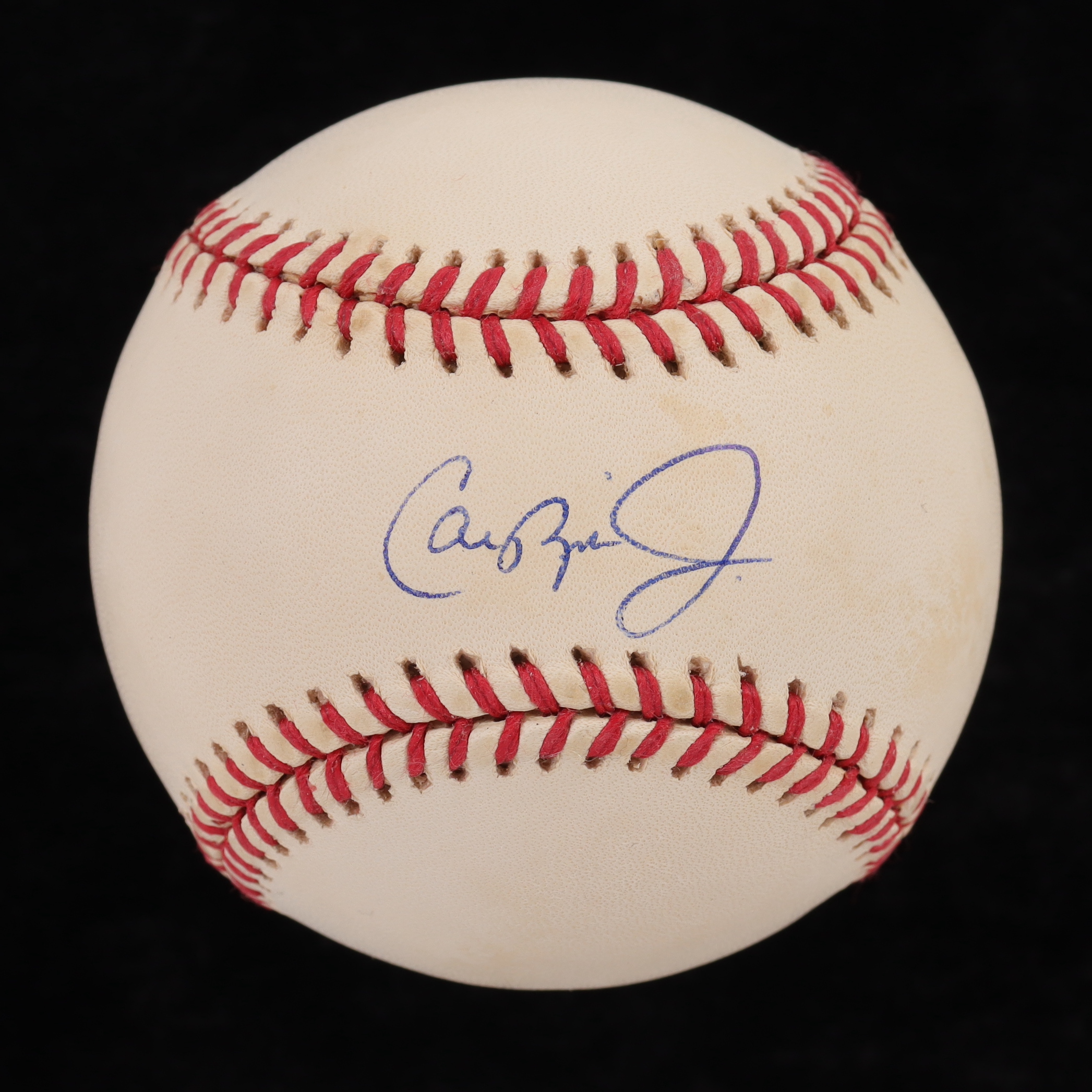 Cal Ripken Jr. Signed OAL Baseball With Display Stand (Beckett) at PristineAuction.com Cal Ripken Jr. Signed OAL Baseball With Display Stand (Beckett) at PristineAuction.com