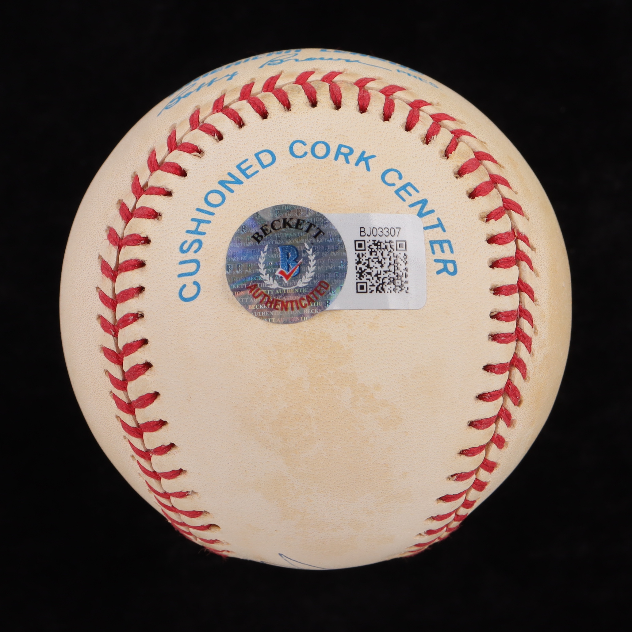 Frank Thomas Signed OAL Baseball With Display Stand (Beckett) at PristineAuction.com Frank Thomas Signed OAL Baseball With Display Stand (Beckett) at PristineAuction.com